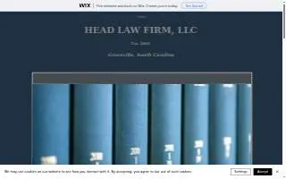 Head Law Firm website