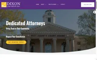Dixon Law Group, PLLC website