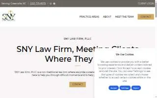 SNY Law Firm, PLLC website