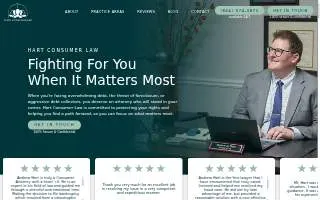 Hart Consumer Law, LLC website