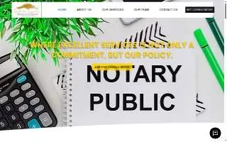 Distinctive Signature Notary Firm website
