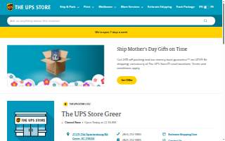 The UPS Store of Greer