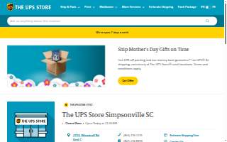 The UPS Store of Simpsonville