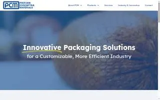 Package Concepts & Materials website