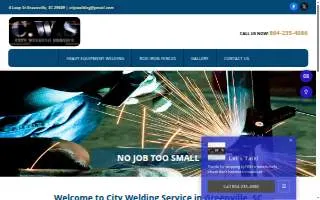 City Welding Service website