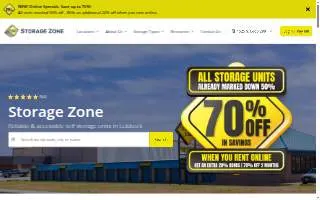 Storage zone of Greenville website