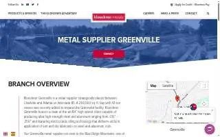 Kloeckner Metals of Greenville website