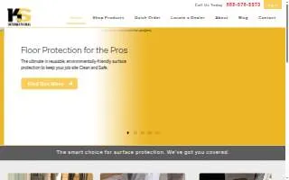 K S International Warehouse website