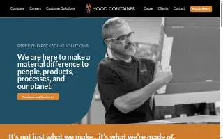 Hood Container Corporation Greenville website