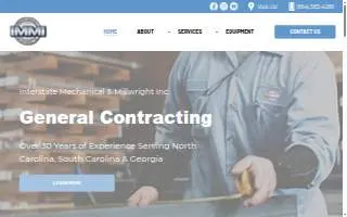 Interstate Mechanical and Millwright Inc. website