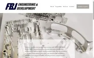 FBJ ENGINEERING & DEVELOPMENT Machine Shop CNC Multiaxis Milling & Swiss Lathe website