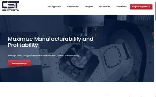 CST Precision, Inc. website