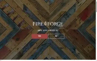 Fireforge Crafted Beer website