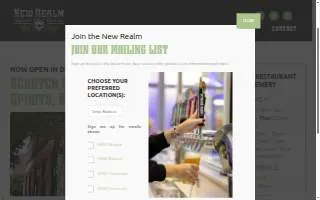 New Realm Brewing Co. of Greenville website