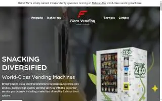 Fiero Vending website