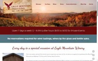 Eagle Mountain Vineyards & Winery website