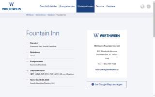 Wirthwein Fountain Inn, LLC