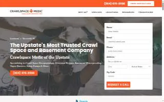 Crawlspace Medic of the Upstate website