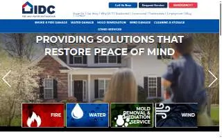 IDC Fire and Water website