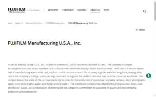 Fujifilm Distribution Center website