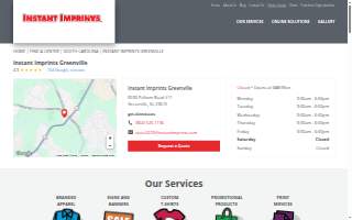 Instant Imprints Greenville