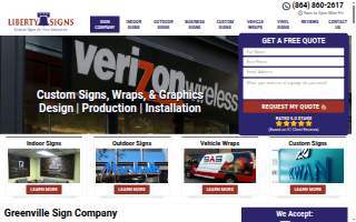 Liberty Signs, Inc - Sign Company, Custom Business Signs, Vehicle Wraps, Outdoor Signs, Vinyl Printing