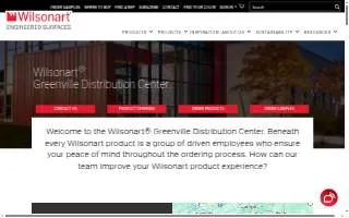 Wilsonart of Greenville website