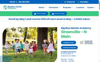 Big Blue Marble Academy North Main Greenville