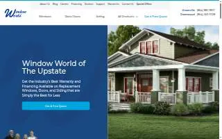 Window World of Upstate website