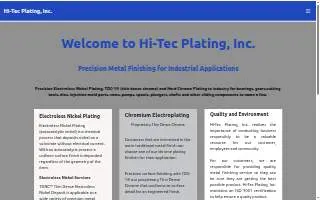 Hi-Tec Plating, Inc. website
