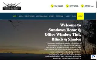 Sundown Home & Office Window Tint, Blinds & Shades website
