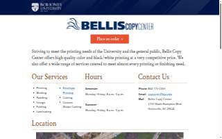 Bellis Copy Center at Bob Jones University