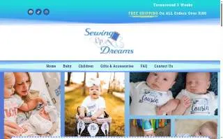 Sewing Up Dreams, LLC website