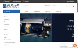 Allsquare Computer Tech website