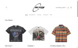Sole System website