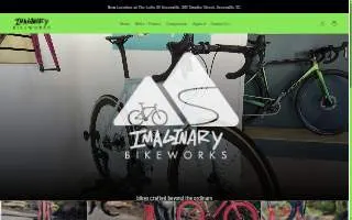 Imaginary BikeWorks website