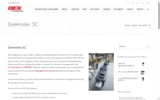 DEX Imaging Inc of Greenville website