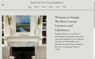 Simply the Best Custom Furniture and Upholstery | Greenville