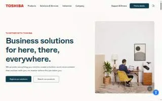 Toshiba Business Solutions of Greenville website