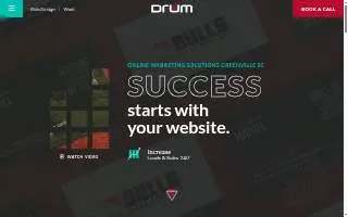 Drum Creative of Greenville website