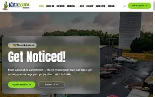 Katazoom - Car Wraps, Wall Murals, & Window Graphics website