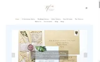 Sofia Invitations and Prints website