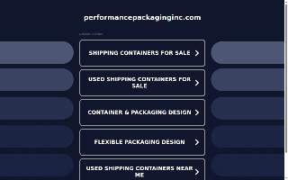 Performance Packaging