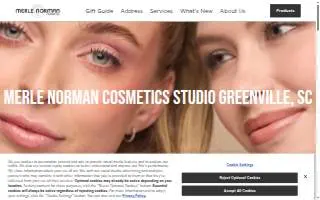 Merle Norman Cosmetics Studio of Greenville website