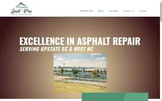 Seal-Pro Asphalt Maintenance website