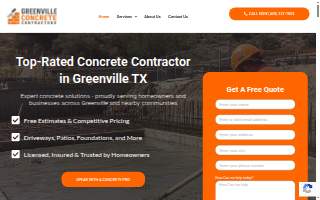Greenville Concrete Contractors