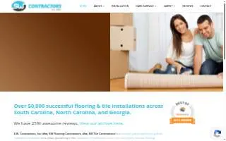 S.W. Contractors, Inc. of Greenville website