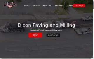 Dixon Paving, Inc website