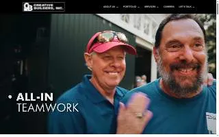 Creative Builders, Inc. website