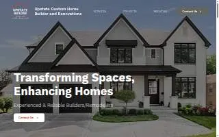 Upstate Custom Home Builder and Renovations website